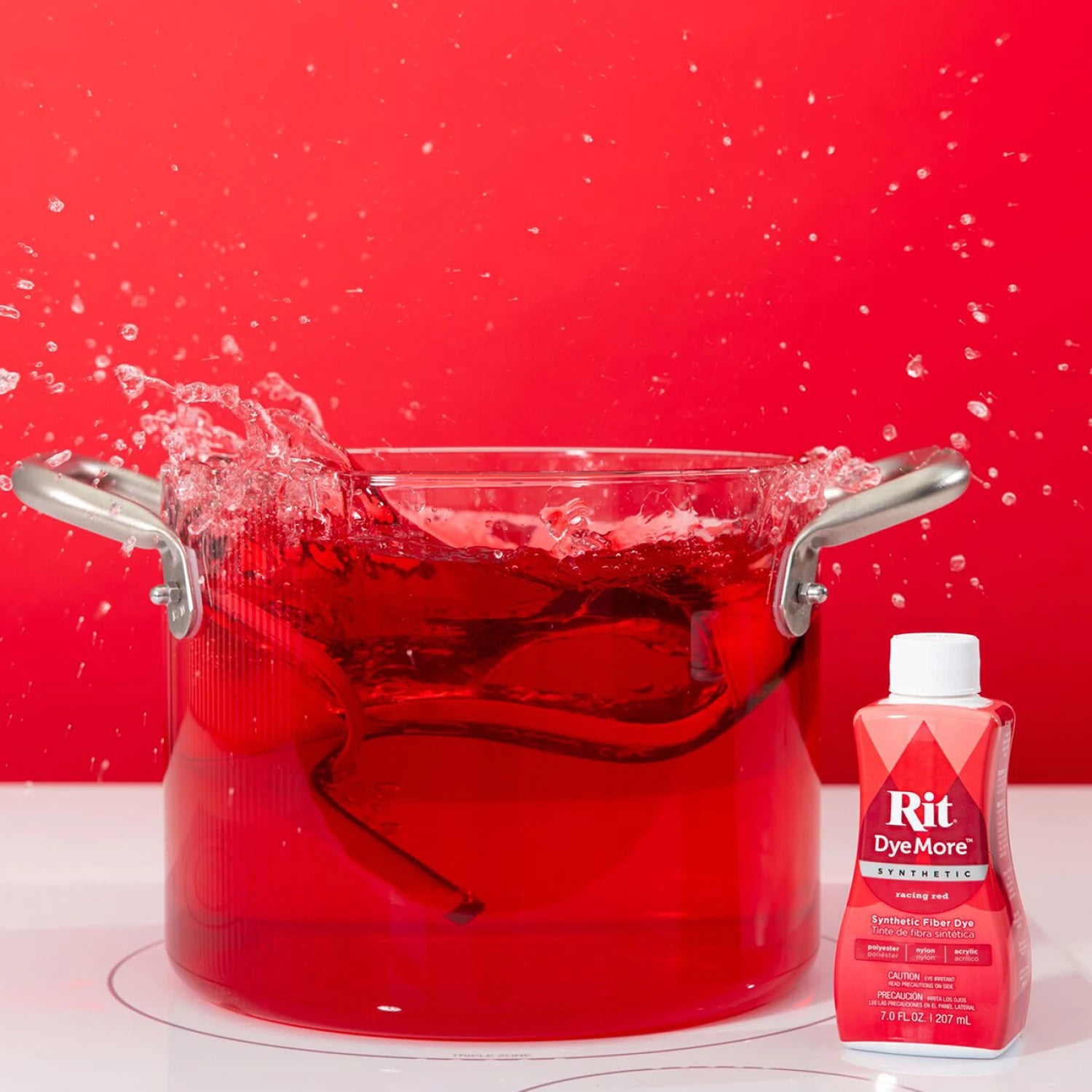 Rit DyeMore Synthetic Fiber Dye 7 oz - Racing Red