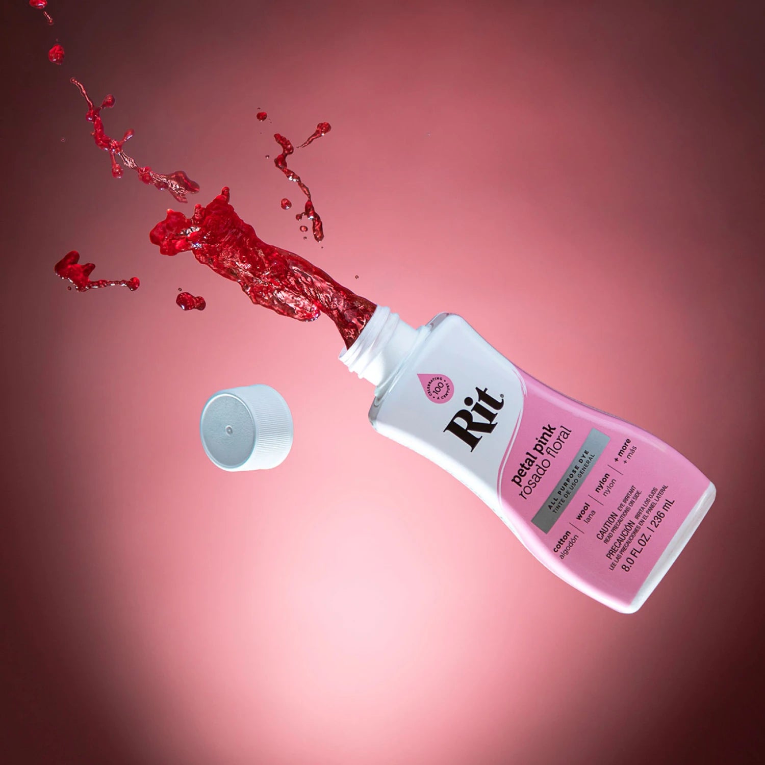 Rit All Purpose Liquid Dye 8oz Petal Pink