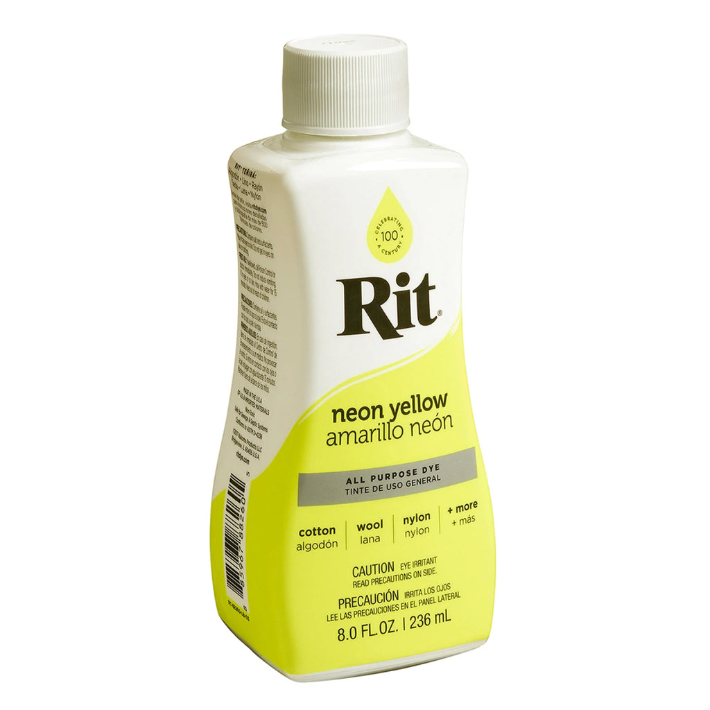 Rit All Purpose Liquid Dye 8oz Neon Yellow