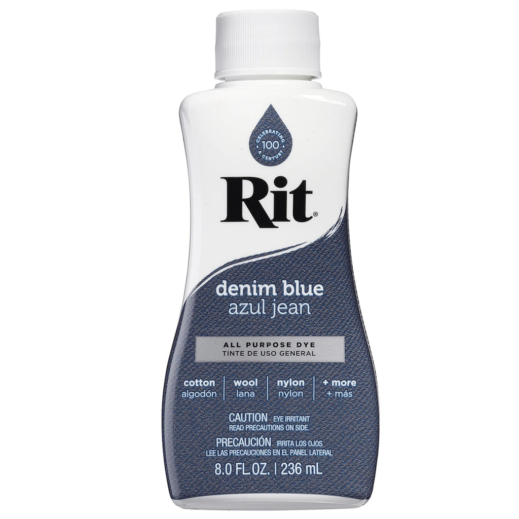 Rit All Purpose Liquid Dye 8oz Denim Blue