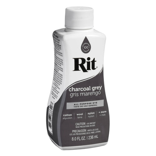 Rit All Purpose Liquid Dye 8oz Charcoal Grey